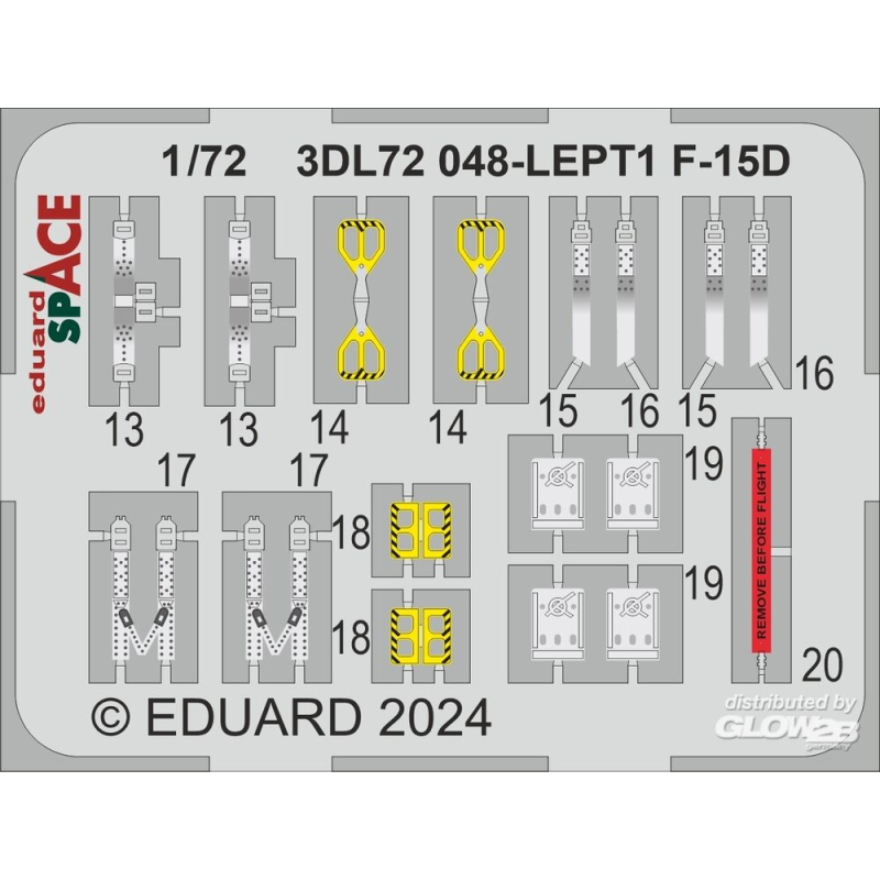 F-15D SPACE Decals voor militaire voertuig