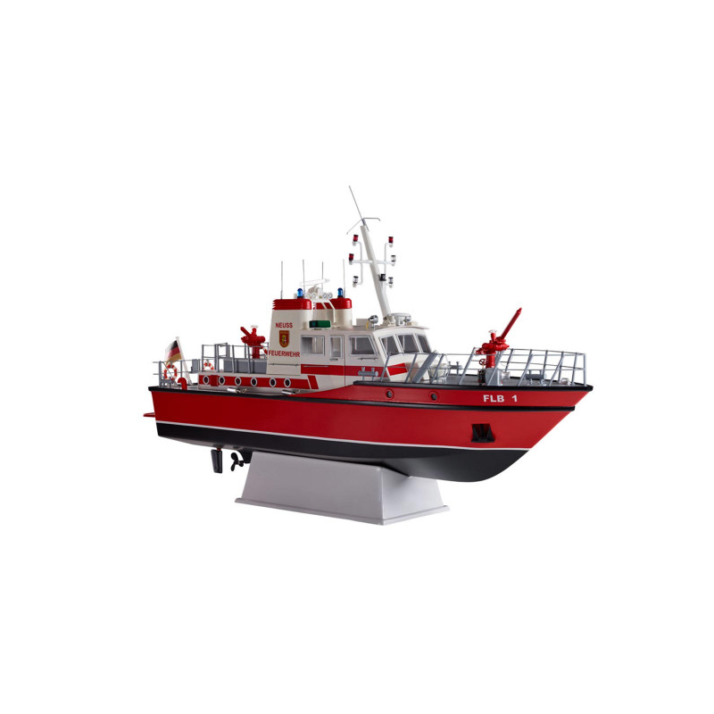 Radio controlled electric boat FLB-1 fireboat kit 1:25 RC : Radio control