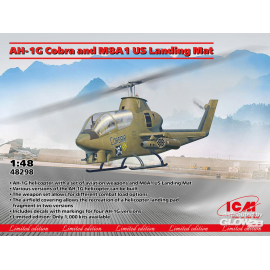 AH-1G Cobra and M8A1 US Landing Mat LIMITED EDITION! Schaalmodel 