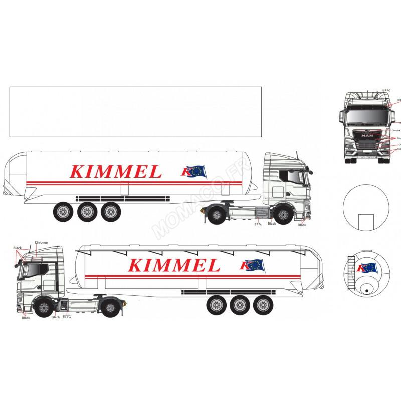 MAN TGX GM SPRAY TANK "KIMMEL TRANSPORTS" (SOLD OUT) Miniatuurr 