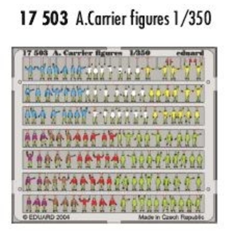 Aircraft Carrier figures PRE-PAINTED IN COLOUR! 