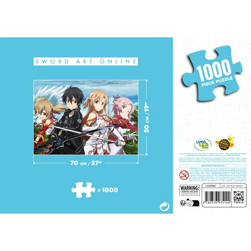 Puzzel SWORD ART ONLINE - Puzzle 1000P 68x49cm Level 42