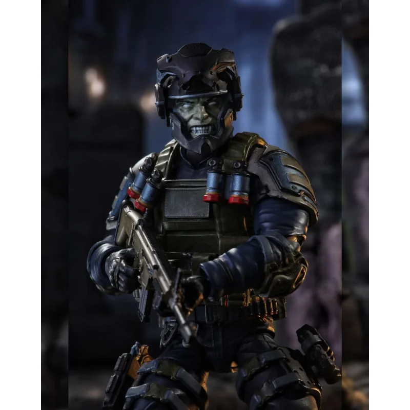 Operation: Monster Force action figure 1/12 Delta Red Urban Operations Trooper 15 cm