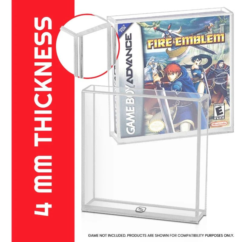 Pack of 2 acrylic protective boxes for Game Boy/Game Boy Advance games