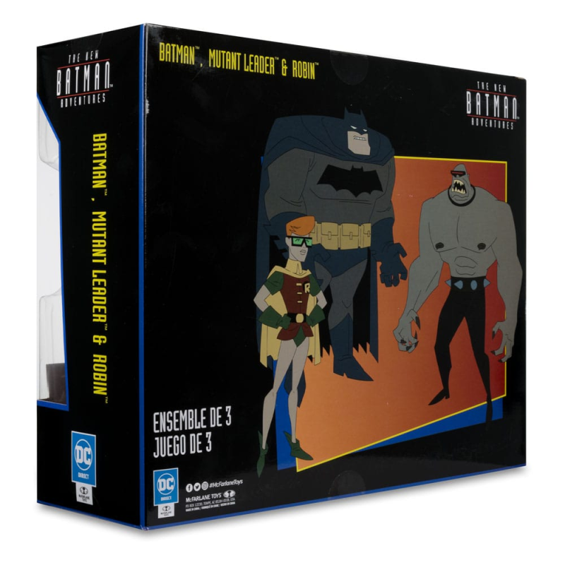 The New Batman Adventures pack 3 DC Direct Legends of the Dark Knight figures (Gold Label) 13 cm