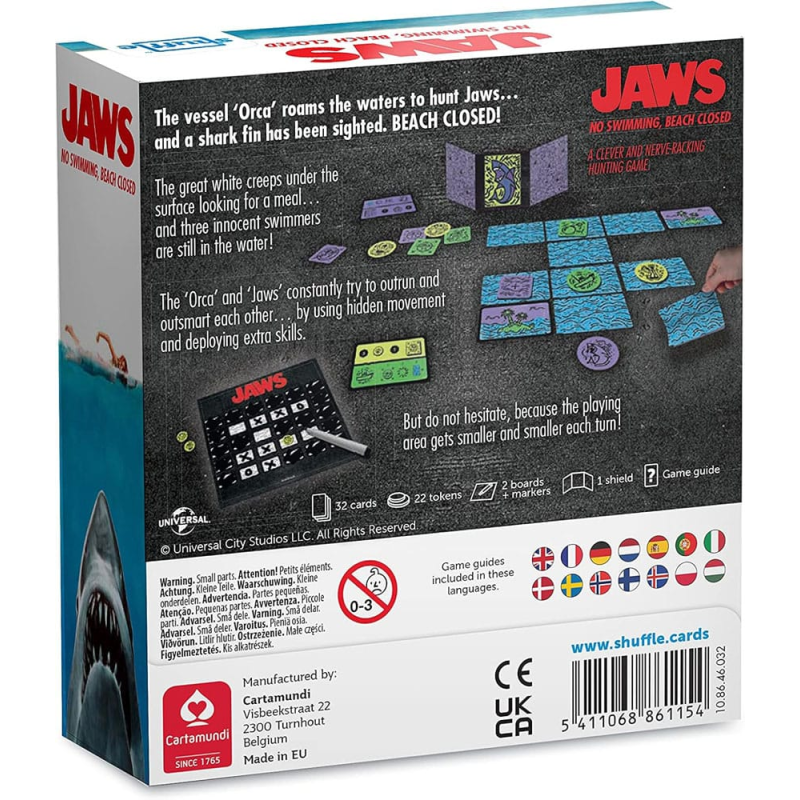 CRMU-10024319 Jaws Card Games Shuffle Retro