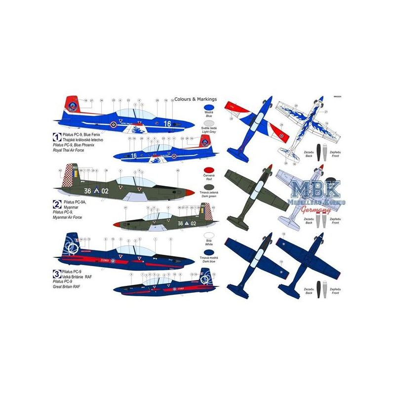 Pilatus PC-9 “Part.2” Modelvliegtuigen