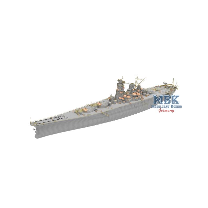 IJN Battleship MUSASHI-Deluxe Kit Modelboot bouwpakket