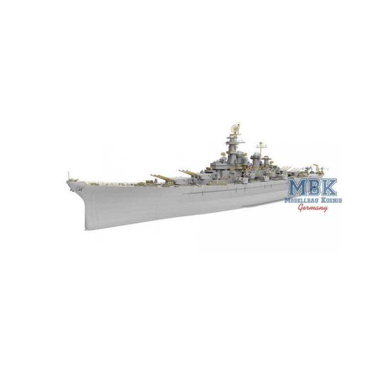 U.S. Navy Battleship BB-67 USS MONTANA-Deluxe Kit Modelboot bouwpakket