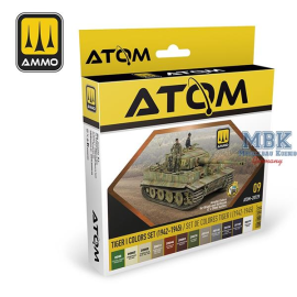 ATOM Tiger I Colors Set (1942-1945) Acrylverf 