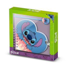 STITCH - Cake - Gift Box - Secret Journal + Ballpoint Pen 