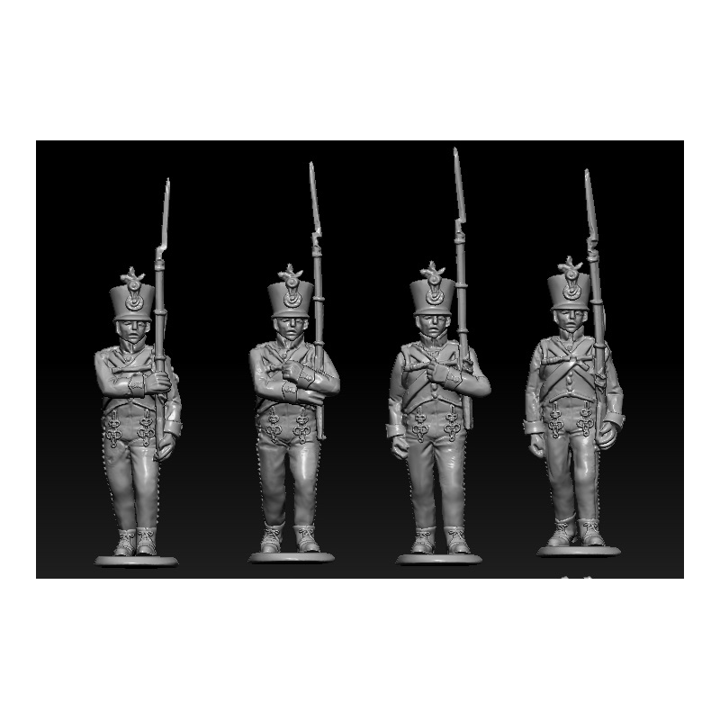 NEW SET! Napoleonic Hungarian Infantry (Marching) Historische figuren