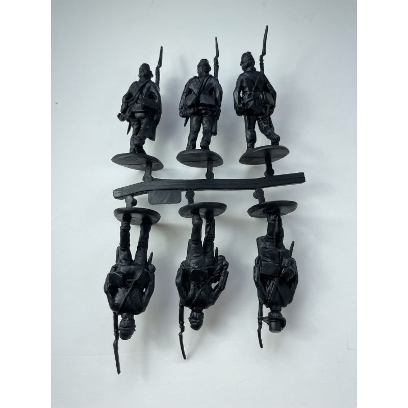 American Civil War Marching (Set 1 Butternut) Historische figuren