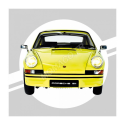 PORSCHE 911 RS 2.7 YELLOW/BLACK (FULL KIT) Modelauto bouwpakket