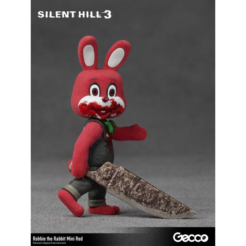 Silent Hill 3 mini figure Robbie the Rabbit Mini Red Version 10 cm Gecco