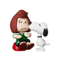 Peanuts mini figure Medicom UDF series 17 Peppermint Patty & Snoopy 7 cm Figuurtje 