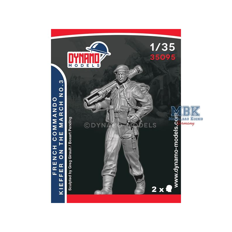 French Commando Kieffer Marching No.3 Figuren 