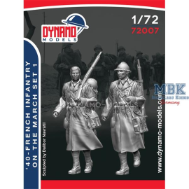 French Infantry On The March - 1 - 1:72 Figuren 