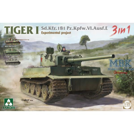 Tiger I Sd.Kfz.181 Pz.Kpfw. VI Ausf.E Experimental Schaalmodel 