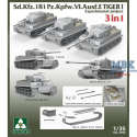 Tiger I Sd.Kfz.181 Pz.Kpfw. VI Ausf.E Experimental Militaire modelbouw