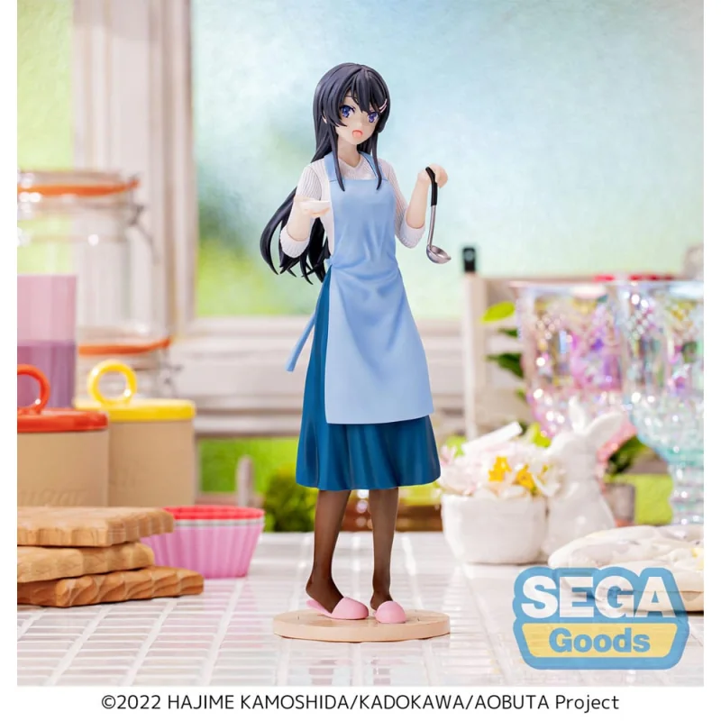 Rascal Does Not Dream of Bunny Girl Senpai Luminasta PVC statuette Mai Sakurajima Apron 14 cm Figuren