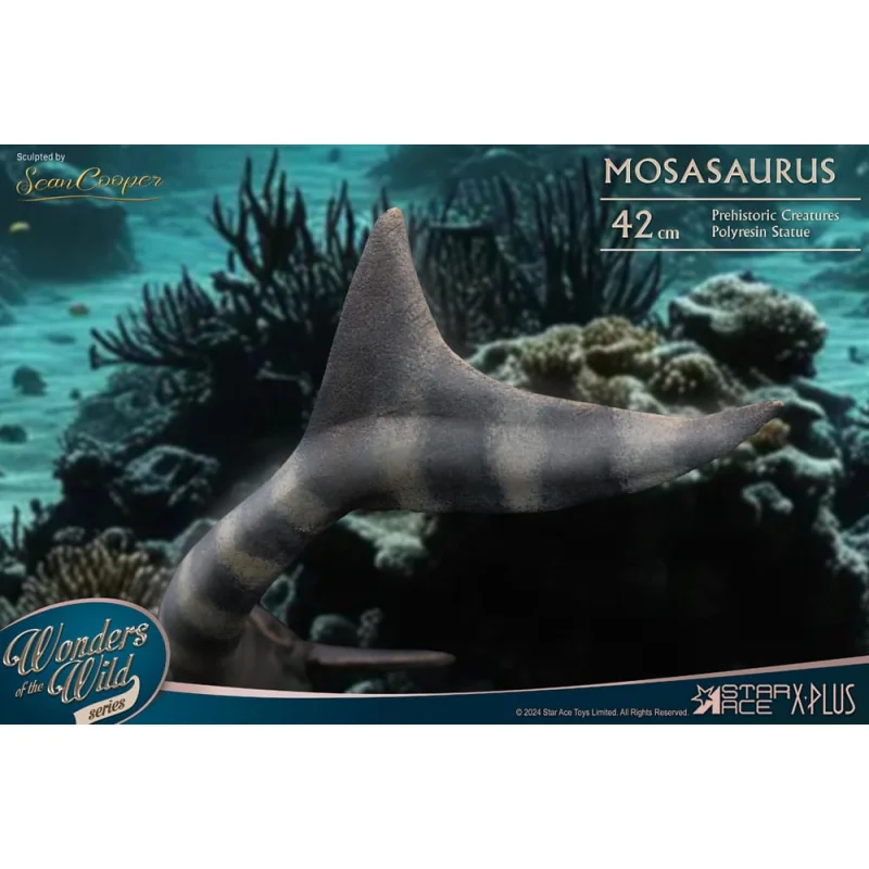 Wonders of the Wild Mosasaurus statuette (Deluxe) 42 cm