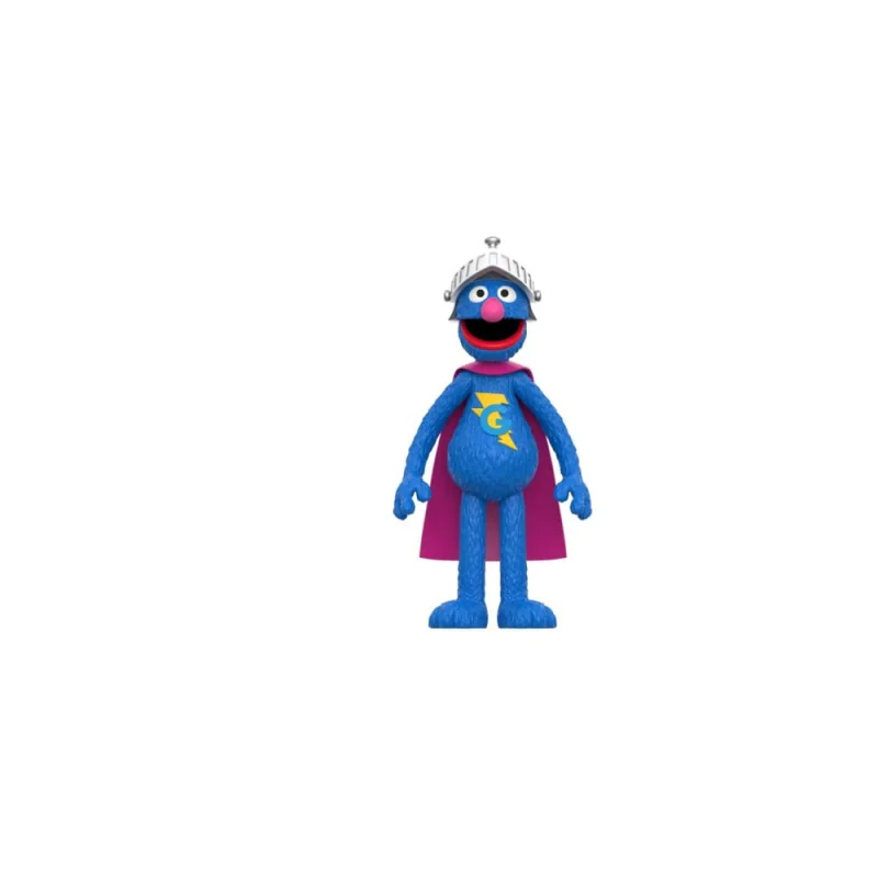 1, Sesame Street ReAction Figure Wave 03 Super Grover 10 cm Figuren