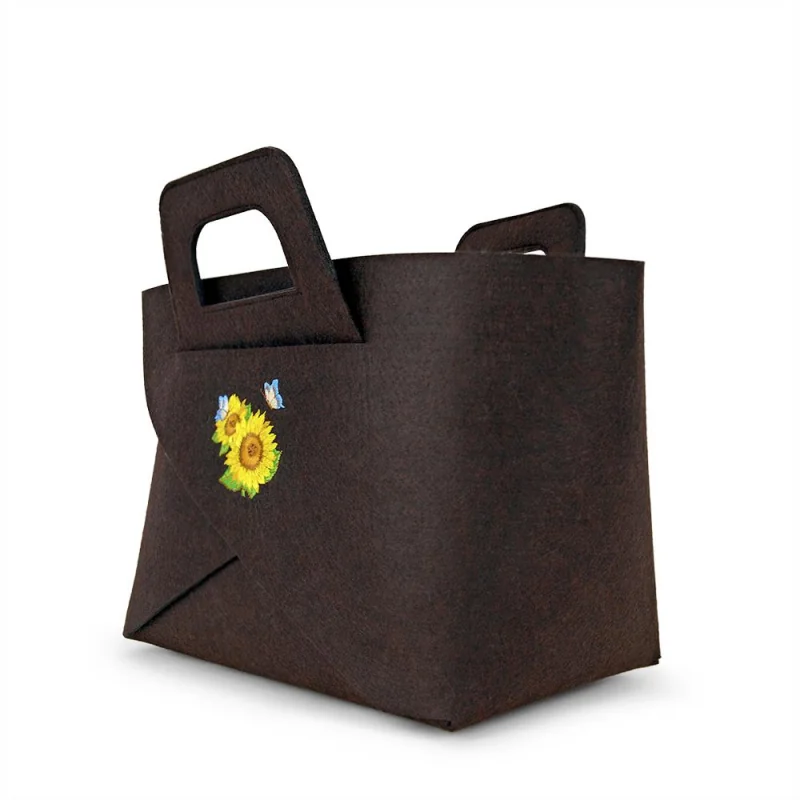 Felt bag transformer WP MERCHANDISE Picnic in Sunflowers, 39.5 cm Tassen