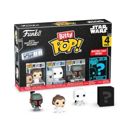 Star Wars pack 4 Bitty POP Figures! Vinyl Leia 2.5 cm 