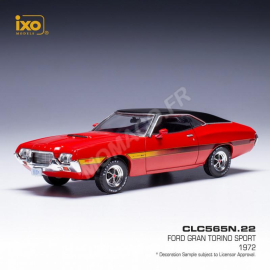 FORD GRAN TORINO SPORT 1972 RED Miniatuur 