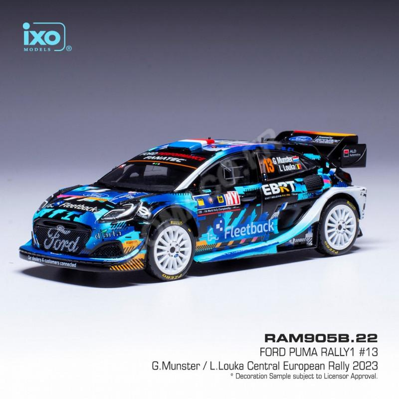 FORD PUMA RALLY 1 13 MUNSTER/LOUKA WRC CENTRAL EUROPEAN RALLY 2023 Miniatuur 