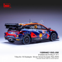 HYUNDAI I20 N 11 NEUVILLE/WYDAEGHE WRC1 CENTRAL EUROPEAN RALLY 2023 Miniatuur van auto's