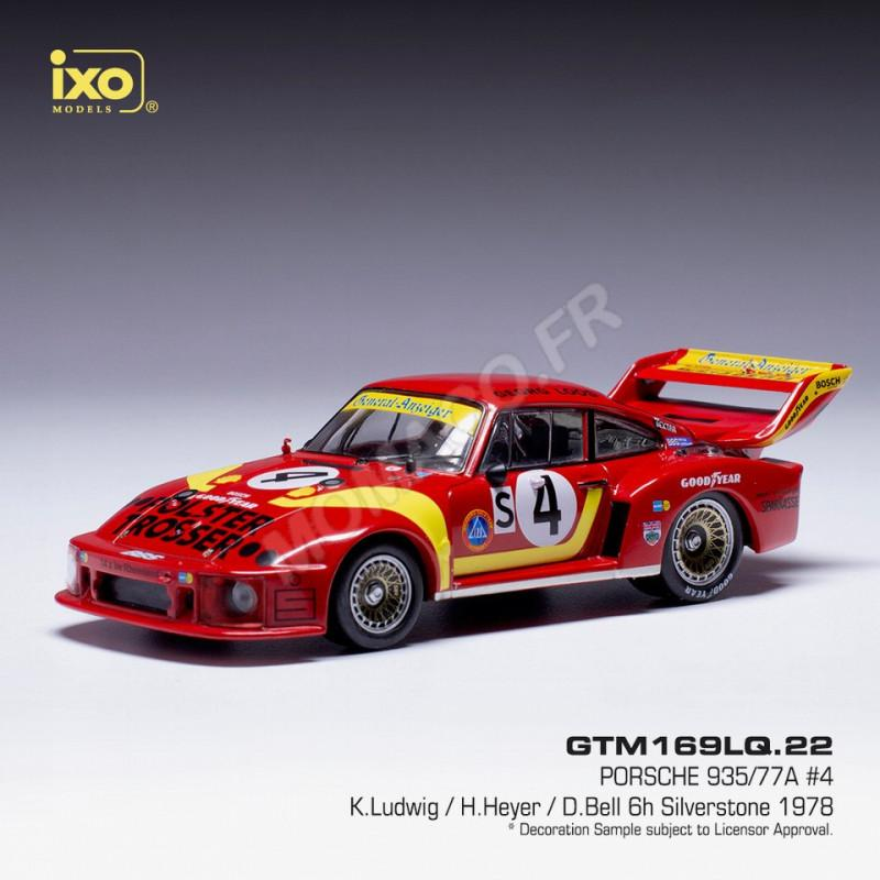 PORSCHE 935/77A 4 LUDWIG/HEYER 6H DE SILVERSTONE 1978 Miniatuur 