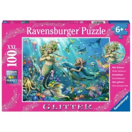 Ravensburger - Puzzle 100 Xxl Underwater Beauty Glitter Puzzle Puzzel 