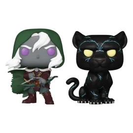 Dungeons & Dragons pack 2 POP! Movies Vinyl figures Drizzt & Guenhwyvar 9 cm Pop figur 