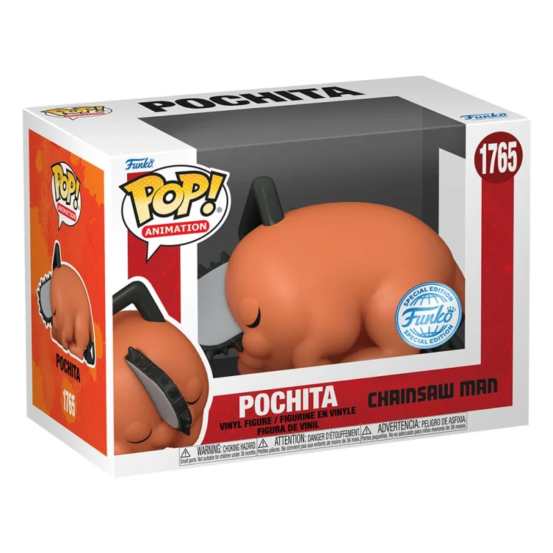 Chainsaw Man POP! Movies Vinyl Figure Sleeping Pochita Exclusive 9 cm Pop figuren