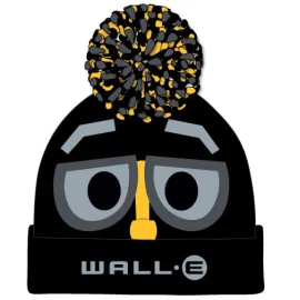 Wall-E Pom-Pom Beanie Wall-E Face 