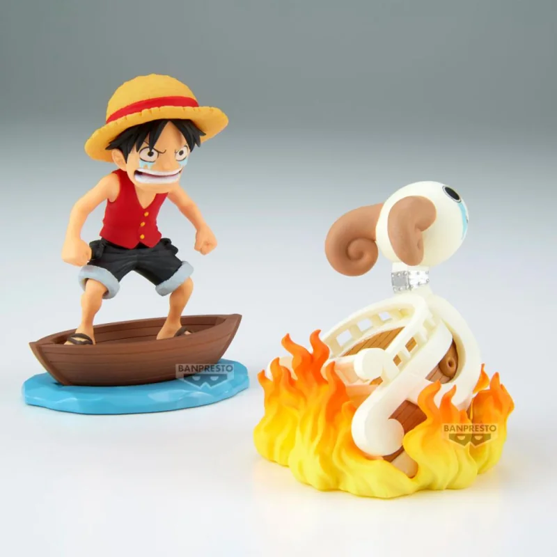 ONE PIECE - Luffy & Going Merry - WCF Log Stories Figure 8cm Figuren