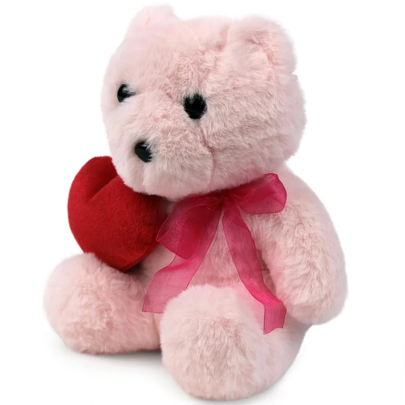 Plush toy WP MERCHANDISE Bear Ellie with a heart 21cm Pluchen speelgoed