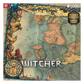 The Witcher 3 puzzle Gaming The Northern Kingdoms (1000 pieces) Puzzel 