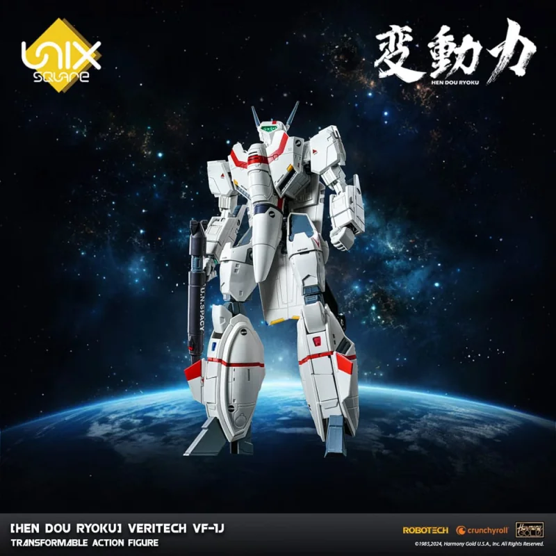 Hen Dou Ryoku Diecast Veritech VF-1J figure 21 cm Figuurtje 