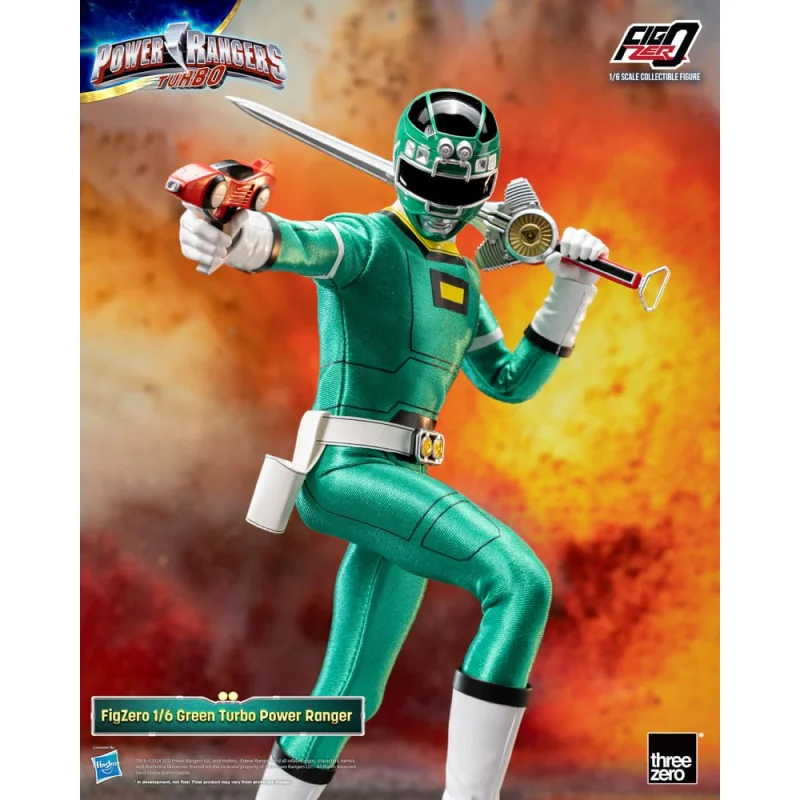 Power Rangers Turbo Figure FigZero 1/6 Green Turbo Power Ranger 30 cm