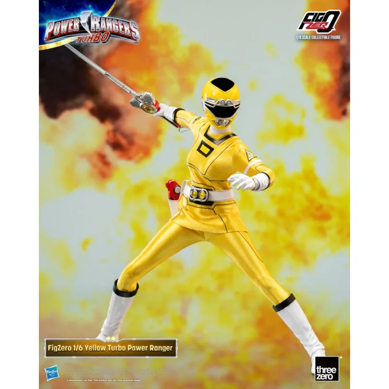 Power Rangers Turbo Figure FigZero 1/6 Yellow Turbo Power Ranger 30 cm