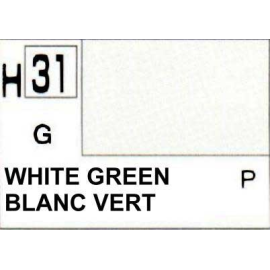 H031 Green-White gloss Acrylverf 