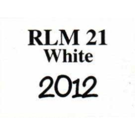 white RLM 21 0.57 floz Acrylverf voor modelbouw