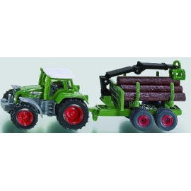 Tractor with Forestry Trailer Landbouwminiaturen 