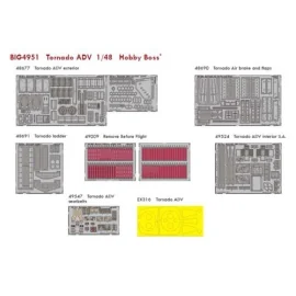 Tornado ADV 1/48 (designed to be used with model kits from Hobby Boss)