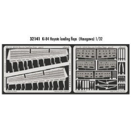 Nakajima Ki-84 Hayate Frank landing flaps (designed to be assembled with model kits from Hasegawa)