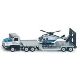 Low loader with Helicopter 1:87