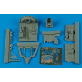 Mitsubishi J2M3 Raiden cockpit set (for Hasegawa kits)